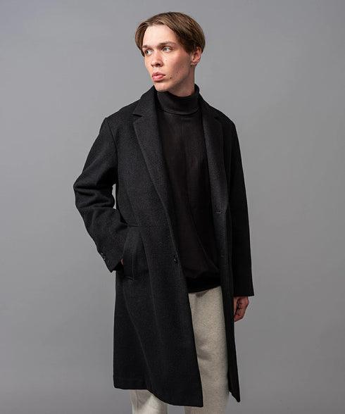 MR.OLIVE / SOFT WOOL MOSSER / CHESTERFIELD COATミスターオリーブ/ソフトウールモッサー/チェスターフィールドコート